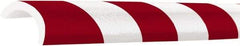 PRO-SAFE - Polyurethane Foam Type R30 Pipe Guard - Red/White - Makers Industrial Supply