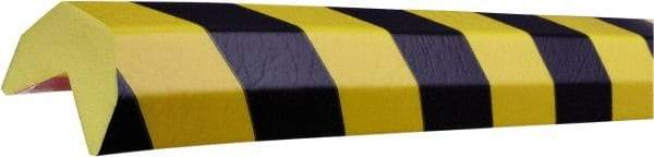 PRO-SAFE - Polyurethane Foam Type AA Corner Guard - Black/Yellow - Makers Industrial Supply