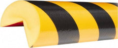 PRO-SAFE - Polyurethane Foam Type A+ Corner Guard - Black/Yellow - Makers Industrial Supply