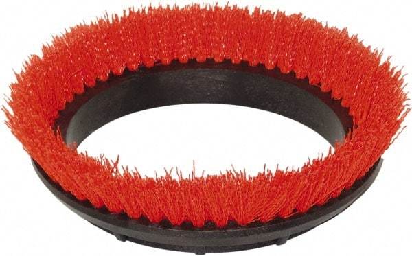 Bissell - Scrubbing Brush - 12" Machine, Orange Pad, Polyester - Makers Industrial Supply