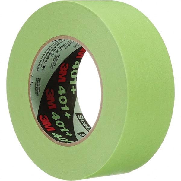 3M - 144mm Wide x 55 m x 6.7 mil Green Paper Masking Tape - Makers Industrial Supply