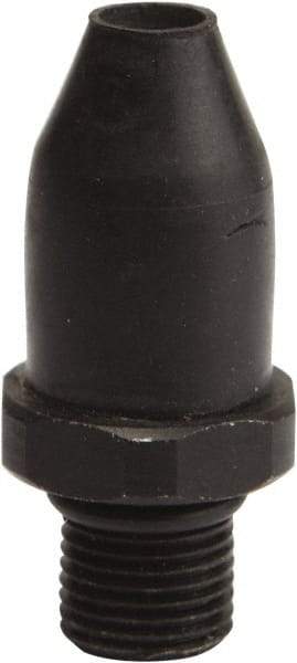 Value Collection - Blow Gun Rubber Tip - 1/4 NPT, 1.4" Hose Length - Makers Industrial Supply