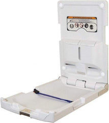 World Dryer - Polyethylene Baby Changing Station - 20" Long x 4.2969" High x 20" Wide - Makers Industrial Supply