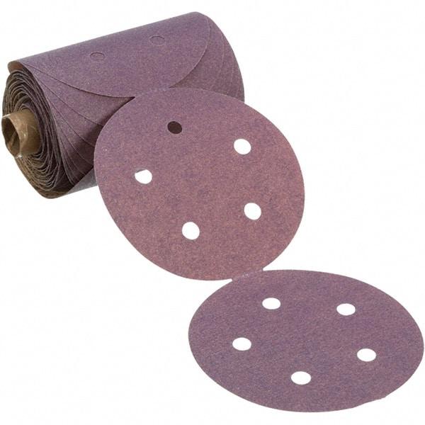 3M - 5" Diam, 150 Grit Ceramic Adhesive PSA Disc - Makers Industrial Supply