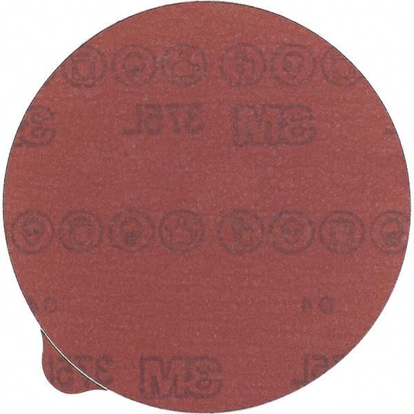 3M - 5" Diam, 500 Grit Aluminum Oxide Adhesive PSA Disc - Super Fine Grade, Reddish Brown, Film Backing, Flexible, Use with Random Orbital Sanders - Makers Industrial Supply