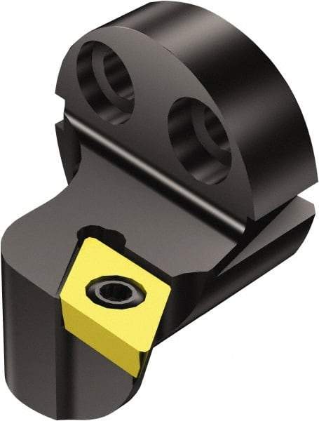 Sandvik Coromant - Left Hand Cut, Size 20, DPMT 2(1.5)1 Insert Compatiblity, Modular Turning & Profiling Cutting Unit Head - 13mm Ctr to Cutting Edge, 20mm Head Length, Through Coolant, Series CoroTurn 111 - Makers Industrial Supply