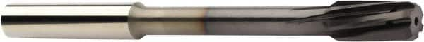 Sandvik Coromant - 8.02mm Solid Carbide 6 Flute Chucking Reamer - Spiral Flute, 20.8mm Flute Length, 100mm OAL - Makers Industrial Supply