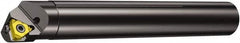 Sandvik Coromant - Internal Thread, Right Hand Cut, 10mm Shank Width x 10mm Shank Height Indexable Threading Toolholder - 5.9055" OAL, Various Insert Compatibility, R166.0L Toolholder, Series T-Max U-Lock 166 - Makers Industrial Supply