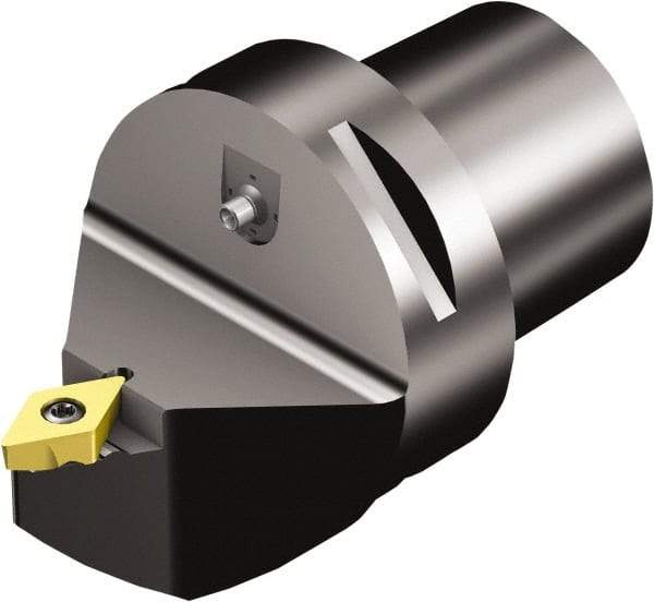 Sandvik Coromant - Neutral Cut, Size C5, TR-DC1308 Insert Compatiblity, Internal Modular Turning & Profiling Cutting Unit Head - 0.5mm Ctr to Cutting Edge, 60mm Head Length, Through Coolant, Series CoroTurn TR - Makers Industrial Supply