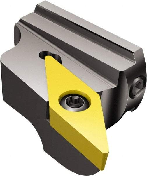 Sandvik Coromant - Right Hand Cut, Size 32, VBMT 332 Insert Compatiblity, Modular Turning & Profiling Cutting Unit Head - 24mm Ctr to Cutting Edge, 22mm Head Length, Series CoroTurn 107 - Makers Industrial Supply