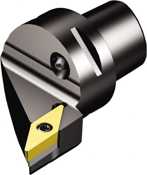 Sandvik Coromant - Left Hand Cut, Size C3, VBMT 11 02 04 & VBMT 2(1.5)1 Insert Compatiblity, Internal Modular Turning & Profiling Cutting Unit Head - 22mm Ctr to Cutting Edge, 40mm Head Length, Through Coolant, Series CoroTurn 107 - Makers Industrial Supply