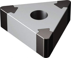 Sandvik Coromant - TNGA222 Grade 7025 CBN Turning Insert - Uncoated, 60° Triangle, 1/4" Inscr Circle, 1/8" Thick, 1/32" Corner Radius - Makers Industrial Supply