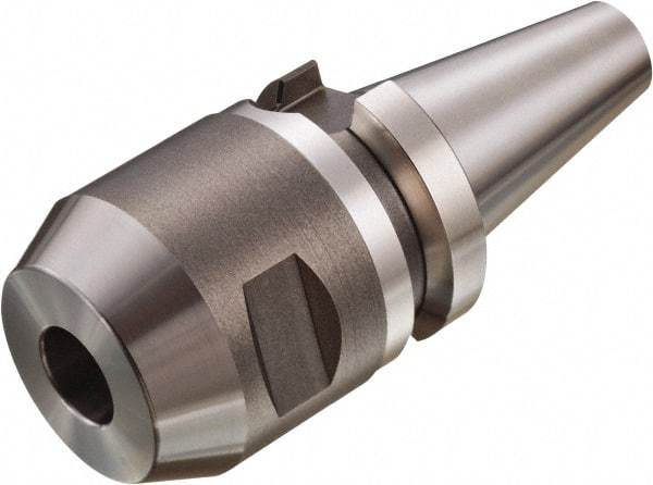 Sandvik Coromant - BT40 Taper Shank 32mm Hole End Mill Holder/Adapter - 58mm Nose Diam, 100mm Projection, Through-Spindle & DIN Flange Coolant - Exact Industrial Supply