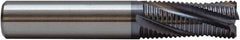 M.A. Ford - 3/4" Diam, Fine Pitch, 1-1/2" LOC, 4 Flute Solid Carbide Roughing Square End Mill - ALtima Finish, 4" OAL, 3/4" Shank Diam, Single End, Centercutting, 20° Helix - Makers Industrial Supply