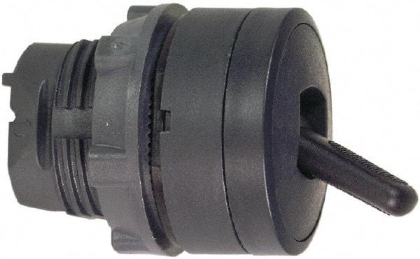 Schneider Electric - 22mm Mount Hole, 2 Position, Toggle Operated, Selector Switch Only - Black, Maintained (MA), Nonilluminated, Shock, Vibration and Water Resistant - Makers Industrial Supply