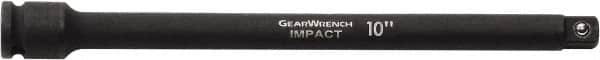 GearWrench - 1/2" Drive Standard Socket Extension - 15" OAL, Black Finish - Makers Industrial Supply