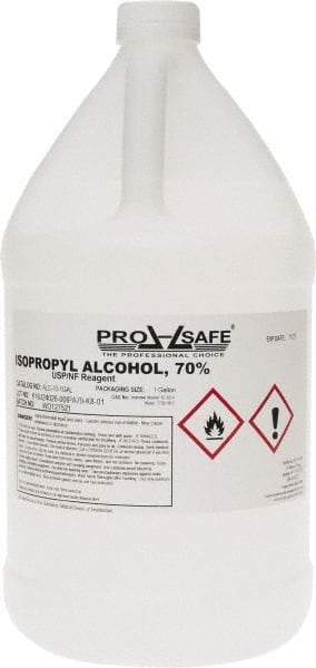 PRO-SAFE - 1 Gallon Isopropyl Alcohol Liquid - Comes in Bottle, 70% Isopropyl Alcohol - Makers Industrial Supply