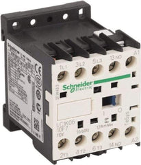 Schneider Electric - 3 Pole, 110 Coil VAC at 50/60 Hz, 6 Amp at 440 VAC, Nonreversible IEC Contactor - BS 5424, CSA, IEC 60947, NF C 63-110, RoHS Compliant, UL Listed, VDE 0660 - Makers Industrial Supply