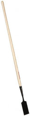 Razor-Back - 3-3/4 Inch Wide Blade x 6 Inch High Blade Sidewalk and Ice Scraper - 48 Inch Long Ash, Straight Handle - Makers Industrial Supply