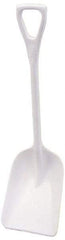 Remco - 14" High x 11" Wide Square Plastic Scoop - 38" Long Plastic D-Grip Handle - Makers Industrial Supply