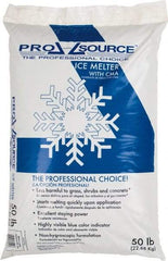 PRO-SOURCE - 50 Lb Bag Calcium Chloride, Potassium Chloride, Sodium Chloride Pellets - Effective to 0°F - Makers Industrial Supply