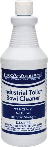 PRO-SOURCE - 1 qt Bottle Liquid Bathroom Cleaner - Mint Scent, Toilet Bowl - Makers Industrial Supply