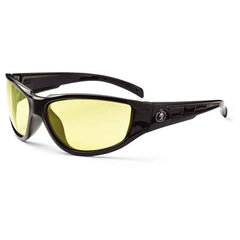 Njord Yellow Lens Black Safety Glasses - Makers Industrial Supply