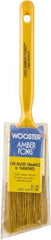 Wooster Brush - 1-1/2" Hog Sash Brush - 1-15/16" Bristle Length, Plastic Handle - Makers Industrial Supply