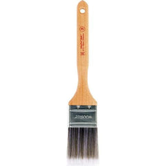 Wooster Brush - 2" Flat Synthetic Sash Brush - 2-11/16" Bristle Length, Maple Handle - Makers Industrial Supply