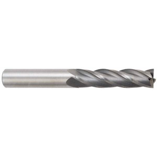 OSG - 7/16", 5/8" LOC, 7/16" Shank Diam, 2-1/2" OAL, 4 Flute, Solid Carbide Square End Mill - Makers Industrial Supply