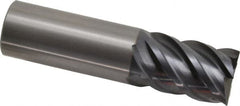 OSG - 1", 1-1/2" LOC, 1" Shank Diam, 4" OAL, 5 Flute, Solid Carbide Square End Mill - Makers Industrial Supply