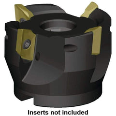 Kennametal - 5 Inserts, 3" Cutter Diam, 0.63" Max Depth of Cut, Indexable High-Feed Face Mill - 1" Arbor Hole Diam, 1.97" High, C5720VZ16-A3.00Z5R Toolholder, ZDET16M... Inserts, Series 5720VZ - Makers Industrial Supply