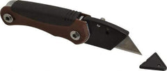 Paramount - Fixed Folding Utility Knife - 2-3/8" Blade, Molded Rubberized Handle, 1 Blade Included - Makers Industrial Supply