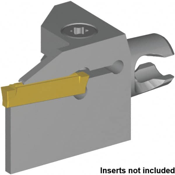 Kennametal - A4G0150M01U01B Insert, 30mm Head Length, 1.5mm Min Groove Width, Modular Grooving Blade Holder Head - Neutral Cut, System Size KM16, Series A4 - Makers Industrial Supply