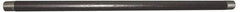 Value Collection - Schedule 80, 1-1/2" Diam x 72" Long Black Pipe Nipple - Threaded - Makers Industrial Supply