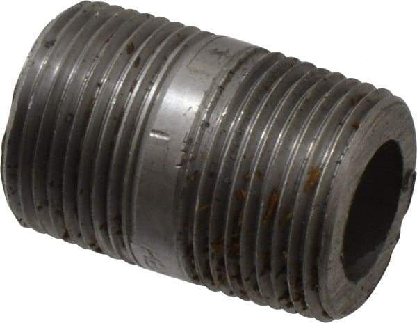 Value Collection - Schedule 160, 3/4" Diam x 1-1/2" Long Black Pipe Nipple - Threaded - Makers Industrial Supply