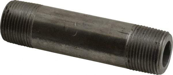 Value Collection - Schedule 160, 3/4" Diam x 4" Long Black Pipe Nipple - Threaded - Makers Industrial Supply