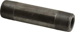 Value Collection - Schedule 160, 3/4" Diam x 4" Long Black Pipe Nipple - Threaded - Makers Industrial Supply