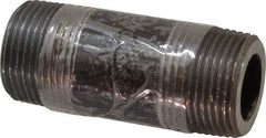 Value Collection - Schedule 160, 1" Diam x 3" Long Black Pipe Nipple - Threaded - Makers Industrial Supply