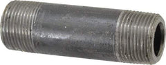 Value Collection - Schedule 160, 1" Diam x 4" Long Black Pipe Nipple - Threaded - Makers Industrial Supply