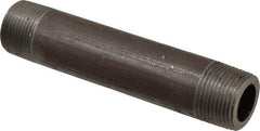 Value Collection - Schedule 160, 1" Diam x 6" Long Black Pipe Nipple - Threaded - Makers Industrial Supply