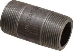 Value Collection - Schedule 160, 1-1/4" Diam x 3" Long Black Pipe Nipple - Threaded - Makers Industrial Supply