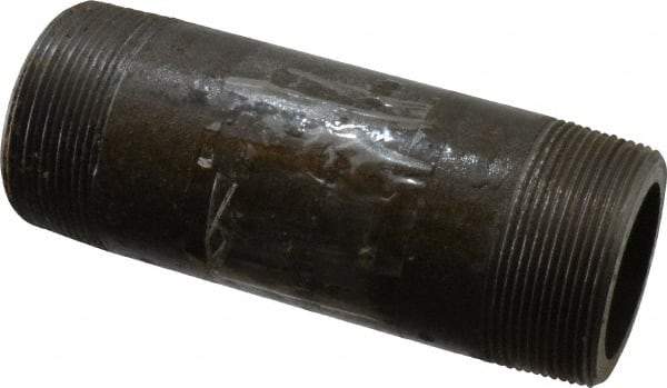 Value Collection - Schedule 160, 2" Diam x 6" Long Black Pipe Nipple - Threaded - Makers Industrial Supply