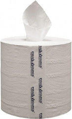 PRO-SOURCE - Center Pull Roll of 2 Ply White Paper Towels - 8-1/4" Wide, 15' Roll Length - Makers Industrial Supply