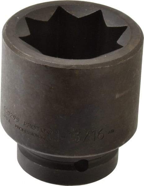 Proto - 1" Drive 1-13/16" Impact Socket - 4 Points, 3-1/2" OAL - Makers Industrial Supply