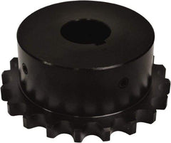 U.S. Tsubaki - 2-7/16" Bore Diam Finished Bore Roller Chain Coupling - 5.04" Coupling OD - Makers Industrial Supply