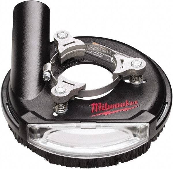 Milwaukee Tool - 4 & 5" Diam Grinder Dust Shroud - For Use with Sanders/Grinders - Makers Industrial Supply