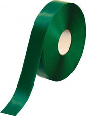 PRO-SAFE - Green Solid Color PVC Tape - 2" Wide x 100' Long x 50 mil Thick, General Traffic - Makers Industrial Supply