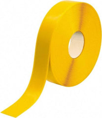 PRO-SAFE - Yellow Solid Color PVC Tape - 2" Wide x 100' Long x 50 mil Thick, General Traffic - Makers Industrial Supply