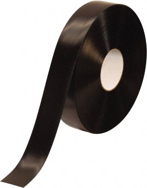 PRO-SAFE - Black Solid Color PVC Tape - 2" Wide x 100' Long x 50 mil Thick, General Traffic - Makers Industrial Supply